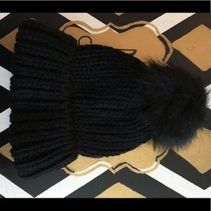 Black beanie with Pom Pom